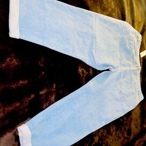 BOOHOO Light Blue Plus High Waisted Mom Jeans